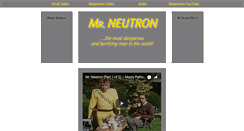Desktop Screenshot of misterneutron.com