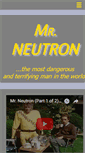 Mobile Screenshot of misterneutron.com